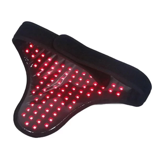 Primal CoreHeat – Red Light Recovery Belt 1 Primal CoreHeat red and infrared therapy recovery belt wrapped around lower abdomen with adjustable heat and pulse control, black USB-C powered design for core and lumbar recovery